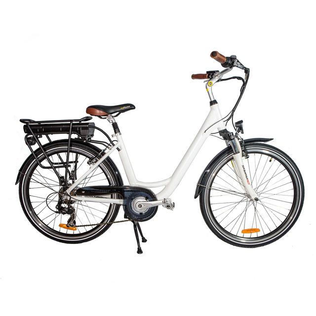 Bicicleta eléctrica de ciudad con rueda trasera de 36V, 250W y 26 pulgadas