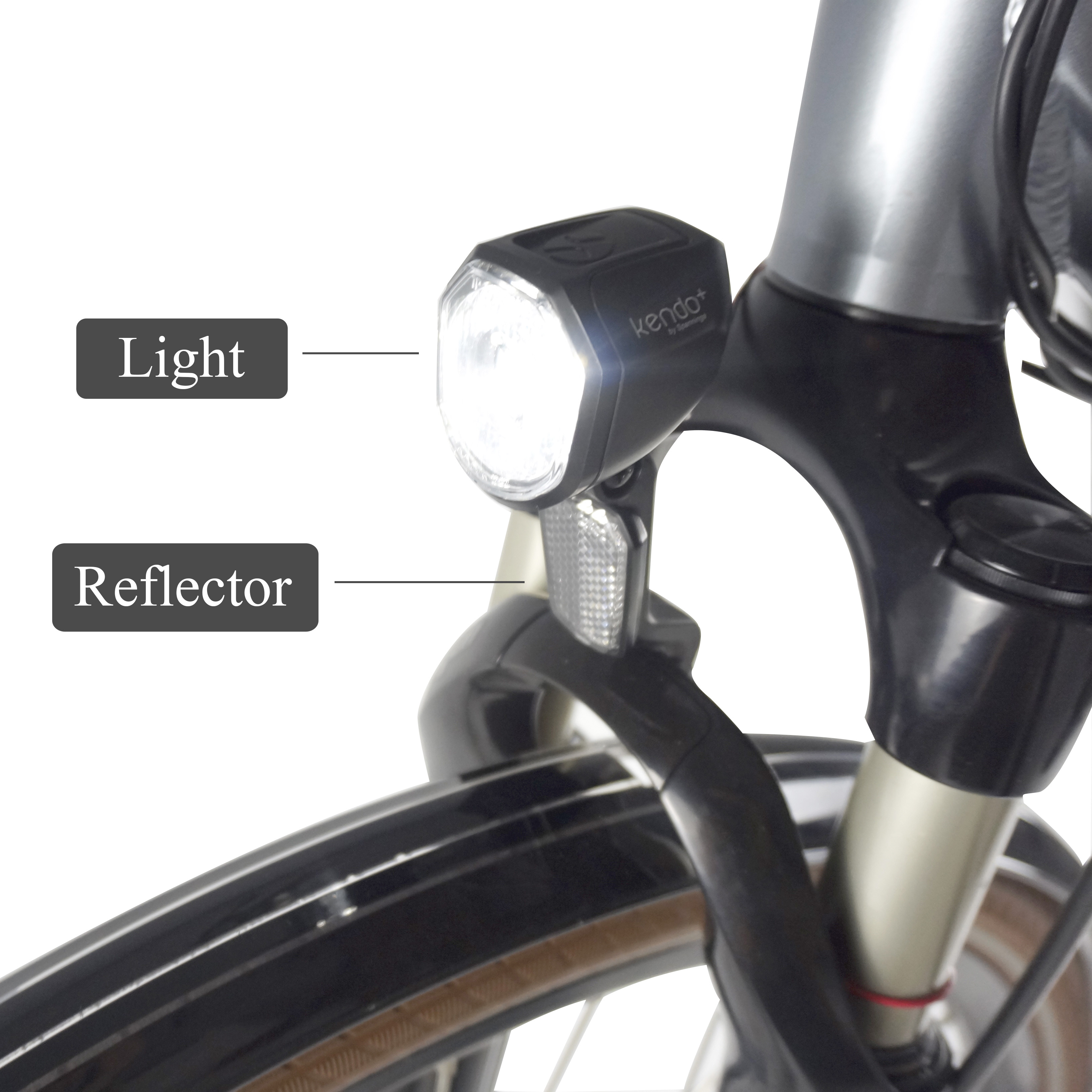 Luz delantera LED para bicicleta eléctrica Spanninga HL2800 30 LUX